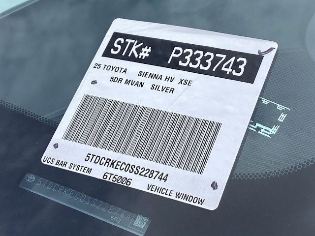 2025 Toyota Sienna XSE